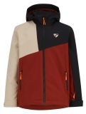 Thumbnail Ziener, Anzo Junior ski jacket kids Woody Brown beige, black, brown 