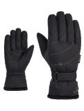 Thumbnail Ziener, Kahli PR Lady ski gloves women Black Gold Art black, Goud 