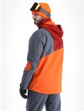 Thumbnail Ziener, Timpa ski jacket men Burnt Orange grey, orange, red 