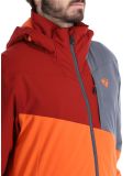 Thumbnail Ziener, Timpa ski jacket men Burnt Orange grey, orange, red 