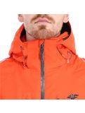 Thumbnail 4F, H4Z20-KUMN010 ski jacket men anthracite grey/orange