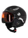 Thumbnail Cairn, Cosmos, ski helmet with photochromic visor, crystal riviera black