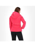 Thumbnail CMP, Softshell jacket zip hood, softshell ski jacket, women, rhodamine pink