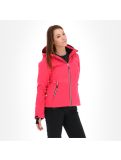 Thumbnail CMP, Softshell jacket zip hood, softshell ski jacket, women, rhodamine pink