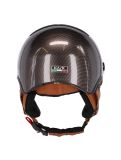 Thumbnail Kask, Elite Pro, ski helmet, carbon/brown - gold mirror visor