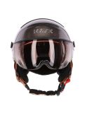 Thumbnail Kask, Elite Pro, ski helmet, carbon/brown - gold mirror visor