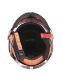 Thumbnail Kask, Elite Pro, ski helmet, carbon/brown - gold mirror visor