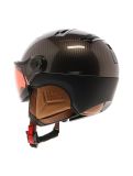 Thumbnail Kask, Piuma-R Elite ski helmet with visor unisex Carbon/Brown black, brown 