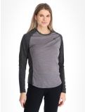 Thumbnail Odlo, Natural Performance PW 150 thermal shirt women Grey Melange - Dark Grey Melange grey 