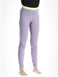 Thumbnail Odlo, Natural Performance PW 150 thermal pants women Gray Ridge Melange - Shadow Lime green, grey 