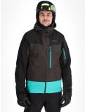 Thumbnail Picture, Broader 3L hardshell ski jacket men Raven Grey-Black black, green, grey 