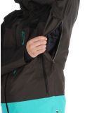 Thumbnail Picture, Broader 3L hardshell ski jacket men Raven Grey-Black black, green, grey 