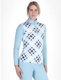 Thumbnail Poivre Blanc, Traditional 24PBH1940/WO/C pullover women Cross Aloe Blue blue, white 