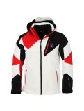 Thumbnail Spyder, Leader, ski jacket, men, white - black - red