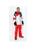 Thumbnail Spyder, Leader, ski jacket, men, white - black - red