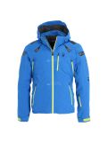 Thumbnail Spyder, Pinnacle, ski jacket, men, sea blue/acid yellow