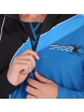 Thumbnail Spyder, Rival zip T-neck, pullover, men, blue/black