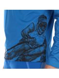 Thumbnail Spyder, Rival zip T-neck, pullover, men, blue/black