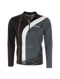 Thumbnail Spyder, Rival zip T-neck, half zipper, pullover, men, white/black