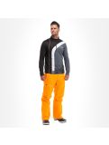 Thumbnail Spyder, Rival zip T-neck, half zipper, pullover, men, white/black