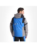 Thumbnail Spyder, Titan, ski jacket, men, sea blue/tfl grey/black/acid yellow