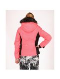 Thumbnail Superdry, Snow Puffer ski jacket, women, fluro coral/black