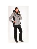 Thumbnail Superdry, Snow Puffer ski jacket, women, light grey grit/fluro coral 