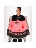 Thumbnail Superdry, Snow Puffer ski jacket, women, light grey grit/fluro coral 