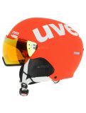 Thumbnail Uvex, HLMT 500 Visor ski helmet, matt orange