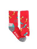 Thumbnail Deluni, Joyride ski socks unisex Socks On Socks Red red 