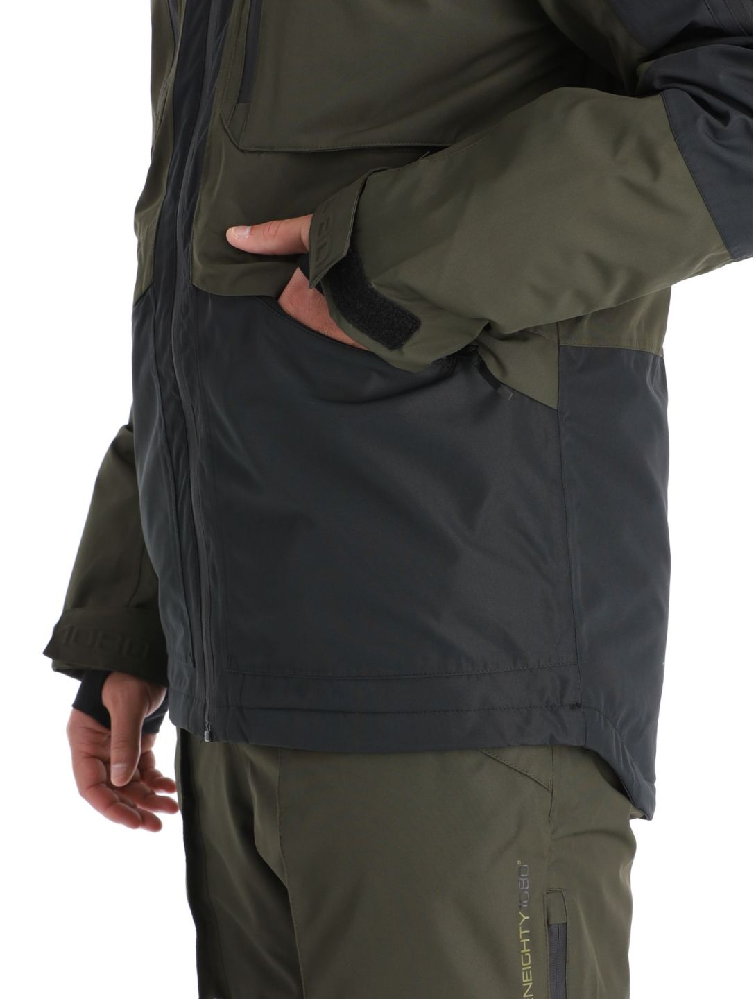 1080, Ash-T ski jacket men Olive green 