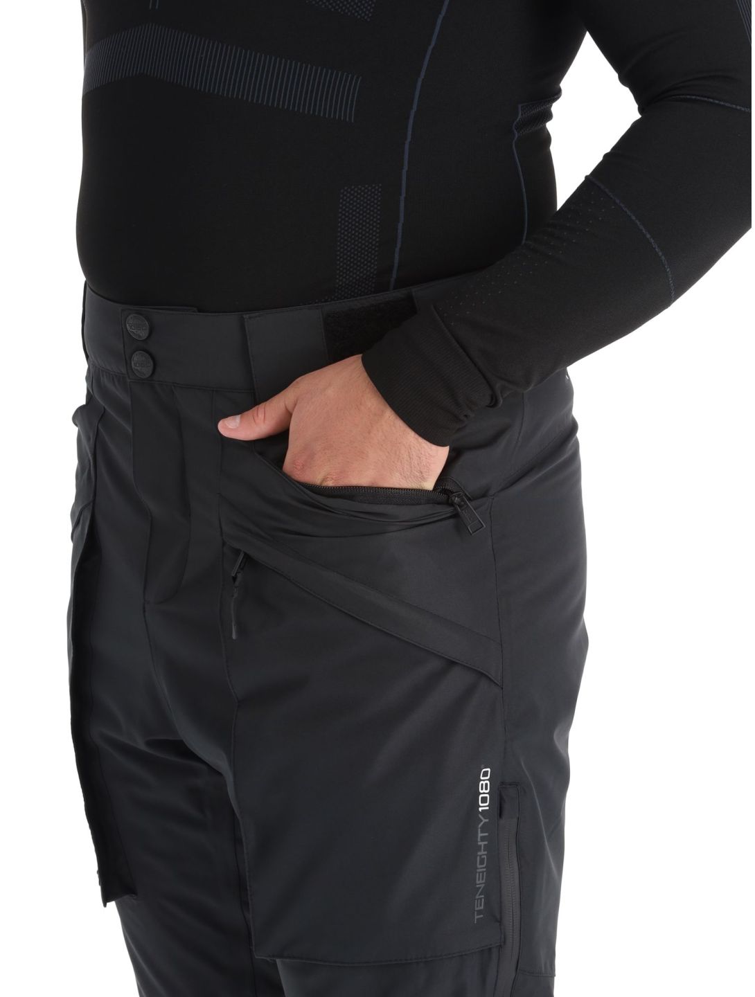 1080, Divert-T ski pants men Black black 