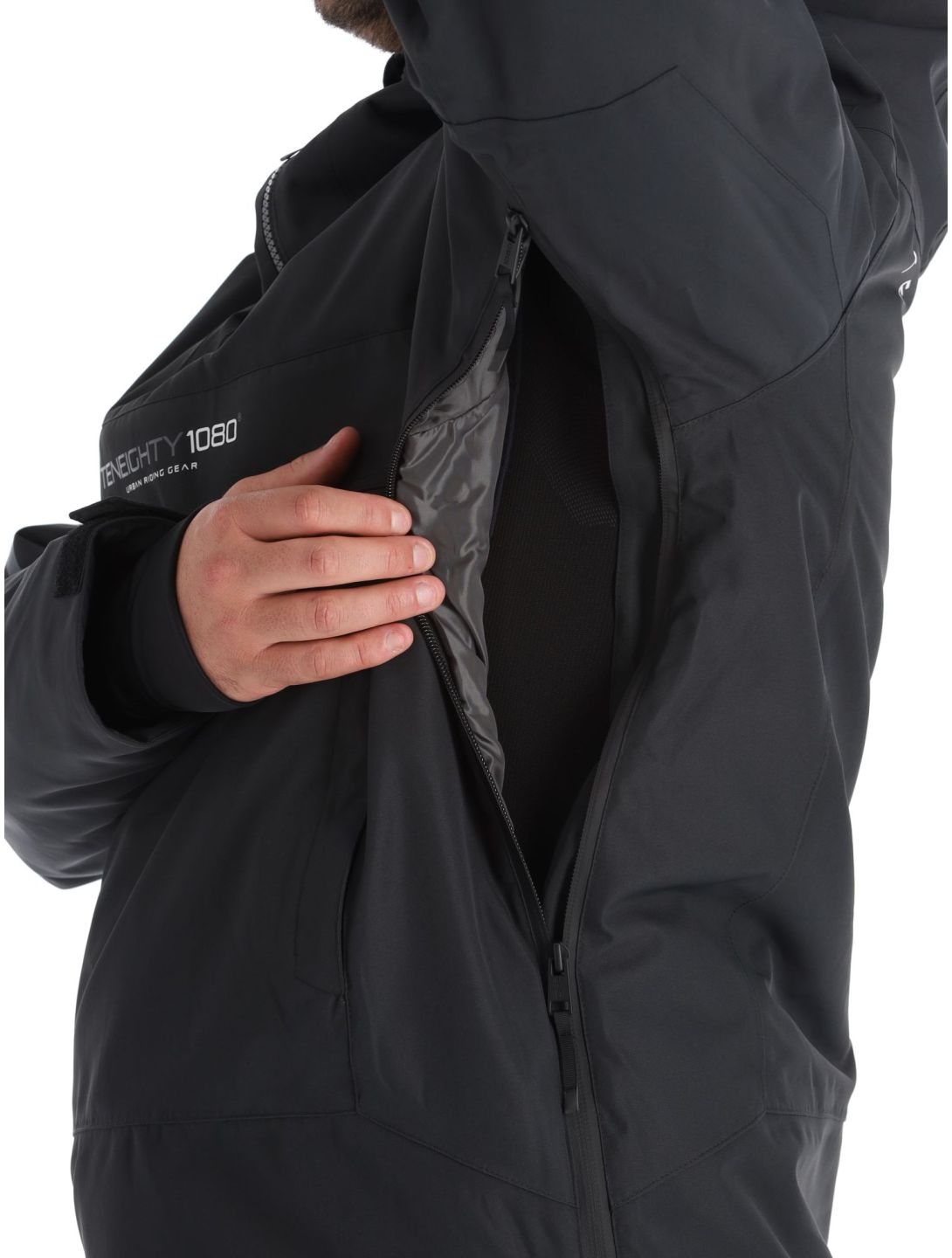 1080, Drake-T winter anorak men Black black 