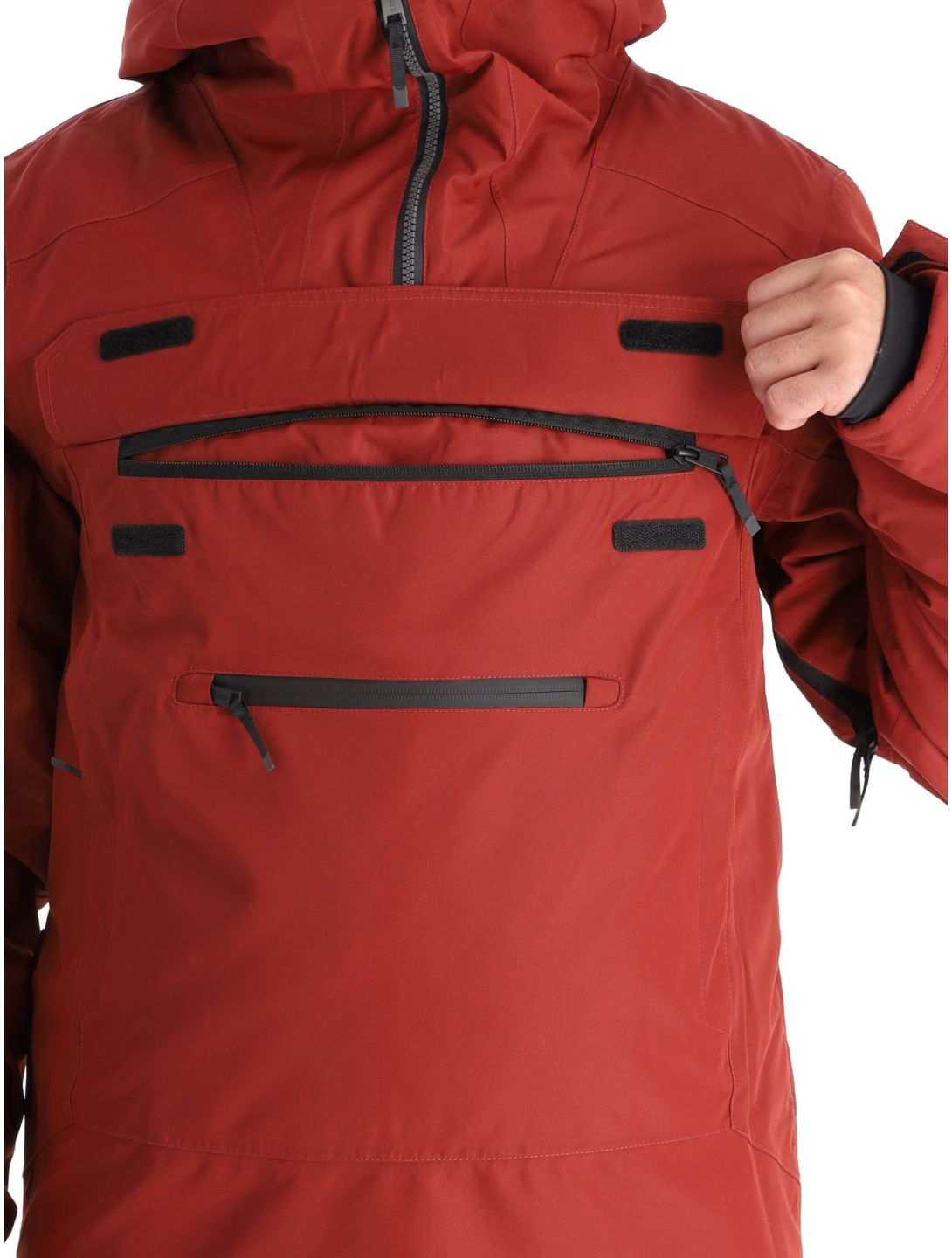 1080, Drake-T winter anorak men Burgundy red 