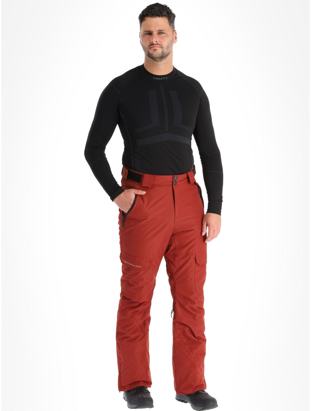 1080, Hoax-T ski pants men Burgundy red 