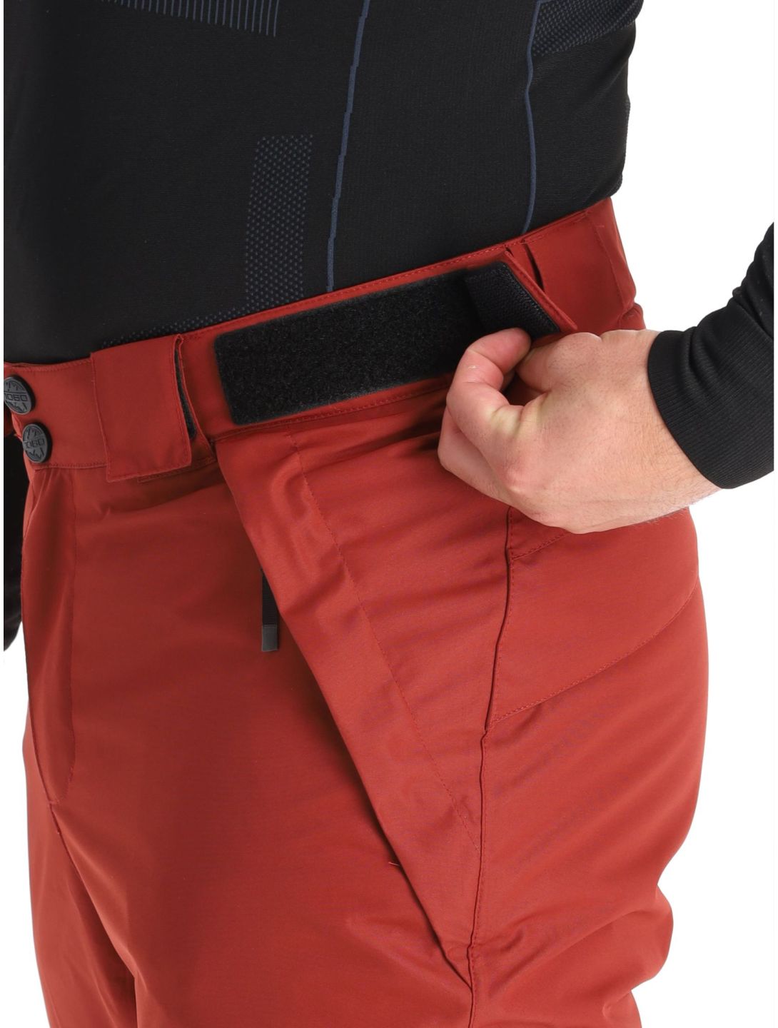 1080, Hoax-T ski pants men Burgundy red 