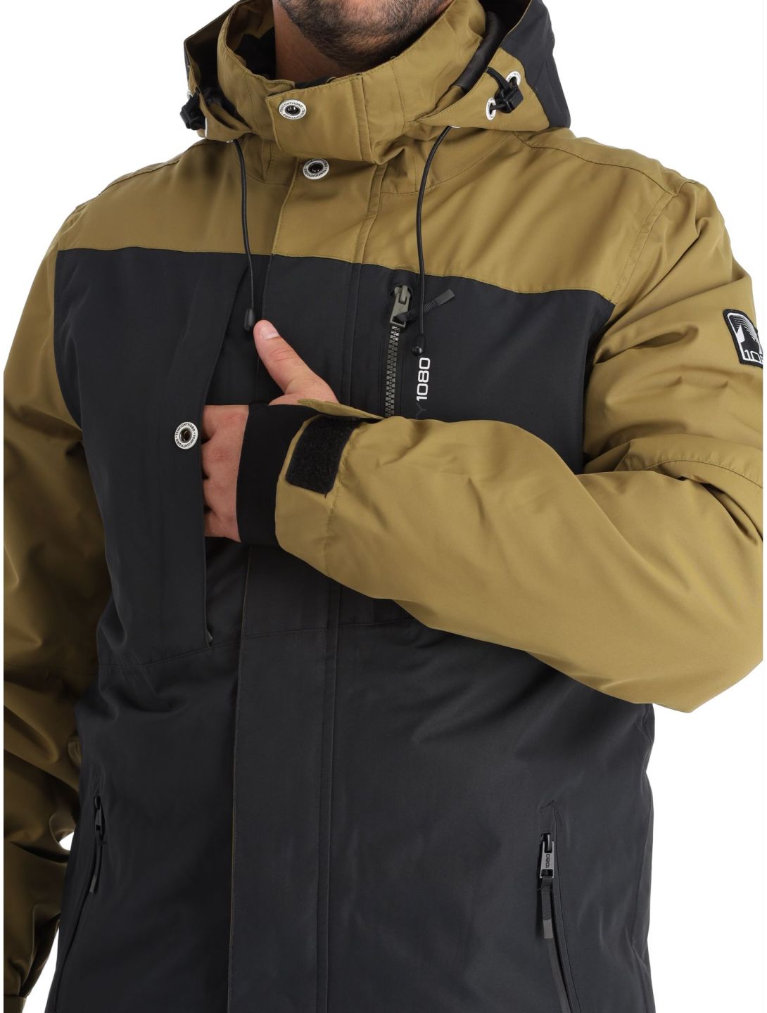 1080, Jerry-T ski jacket men Military brown 