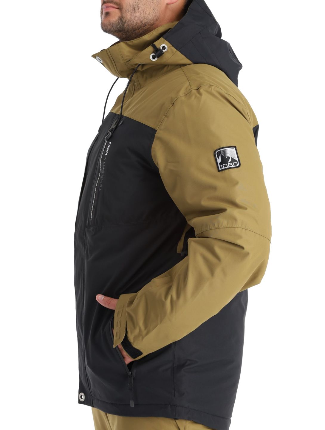 1080, Jerry-T ski jacket men Military brown 