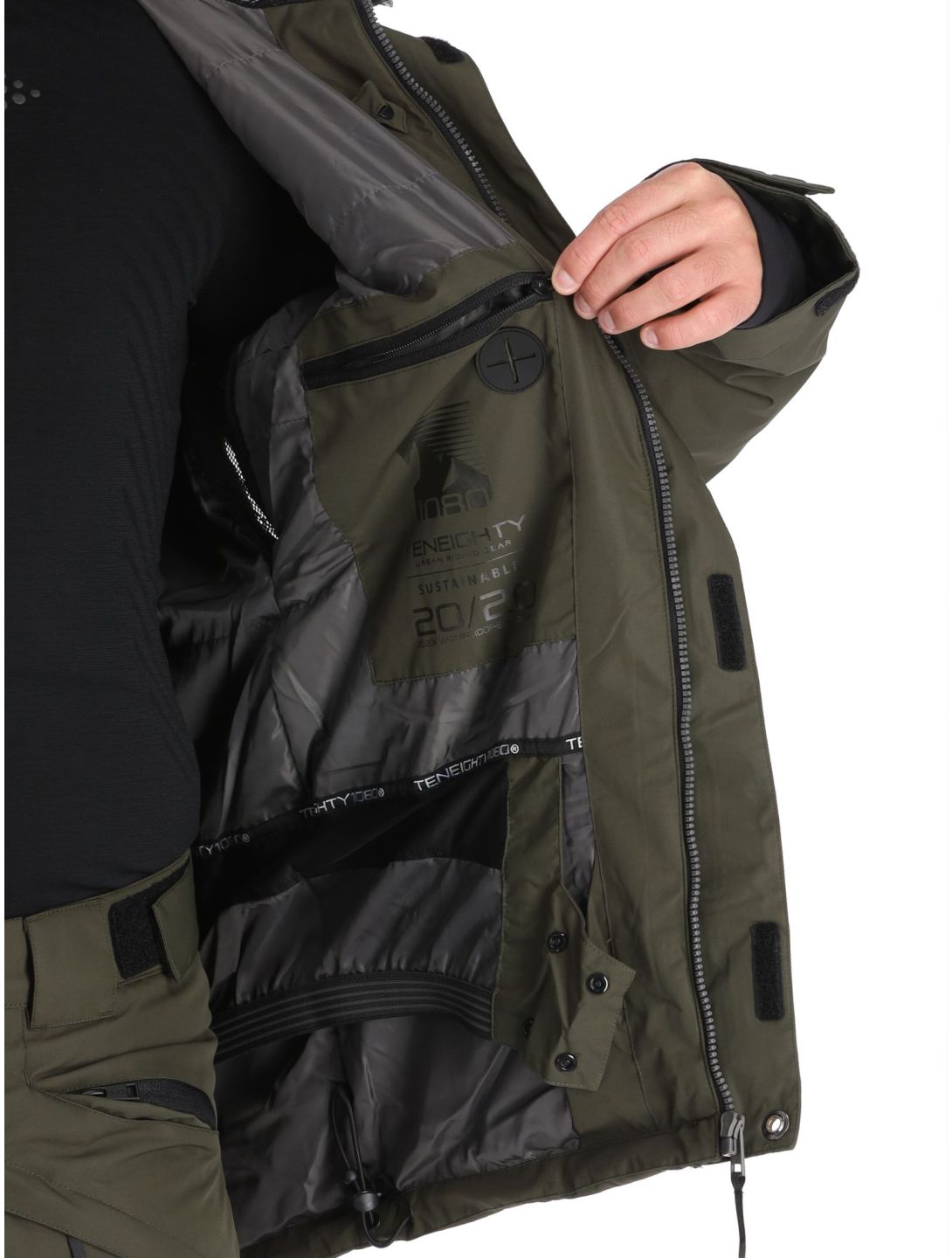 1080, Jerry-T ski jacket men Olive green 