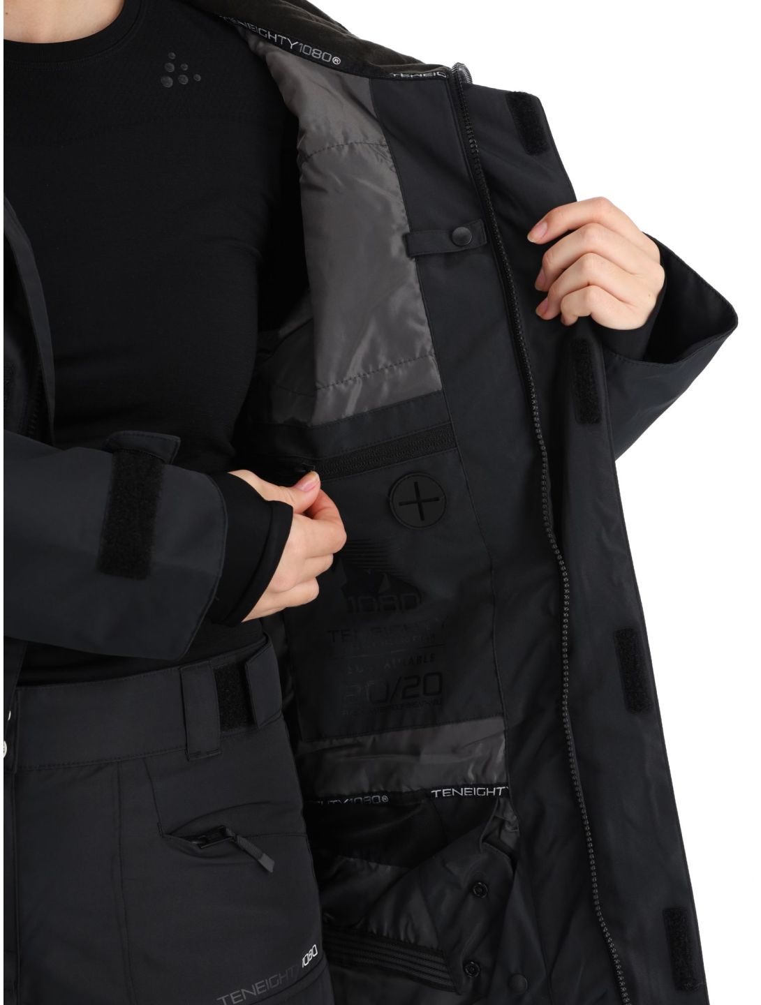 1080, Sharon-T ski jacket women Black black 