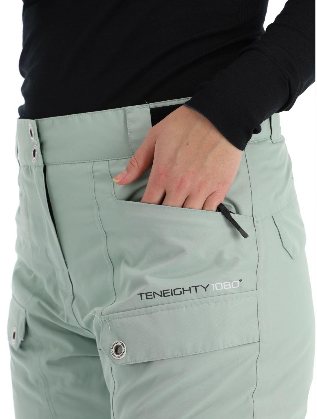 1080, Stream-T ski pants women Green Milieu green 