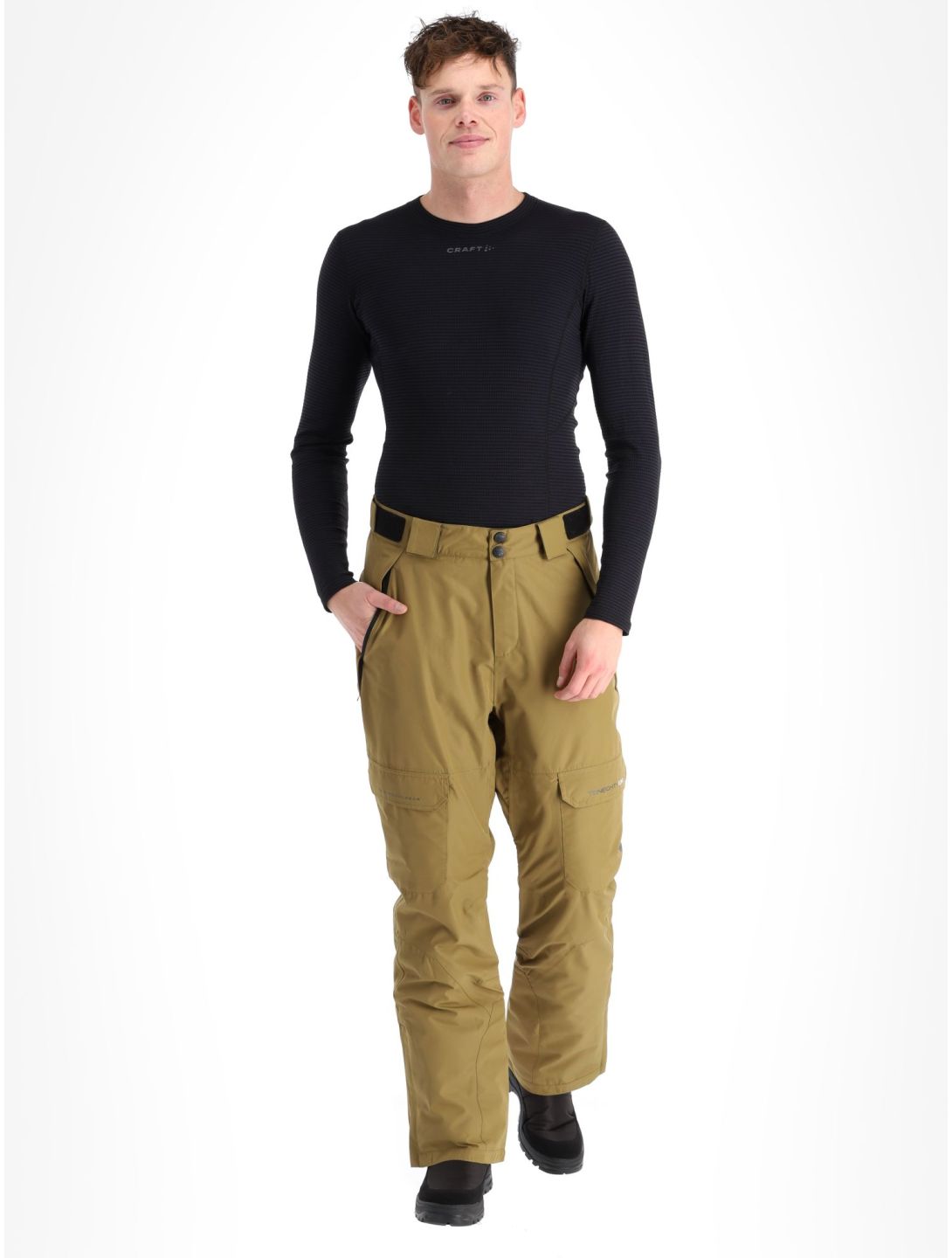 1080, Hoax-T ski pants men Military brown 