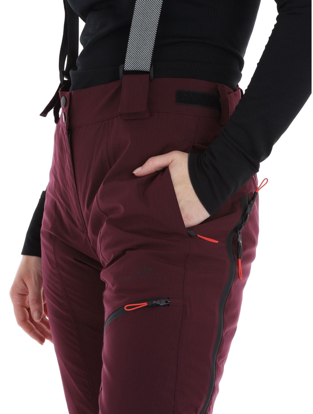 2117 of Sweden, Ebbared Pant ski pants women DK Plum burgundy 