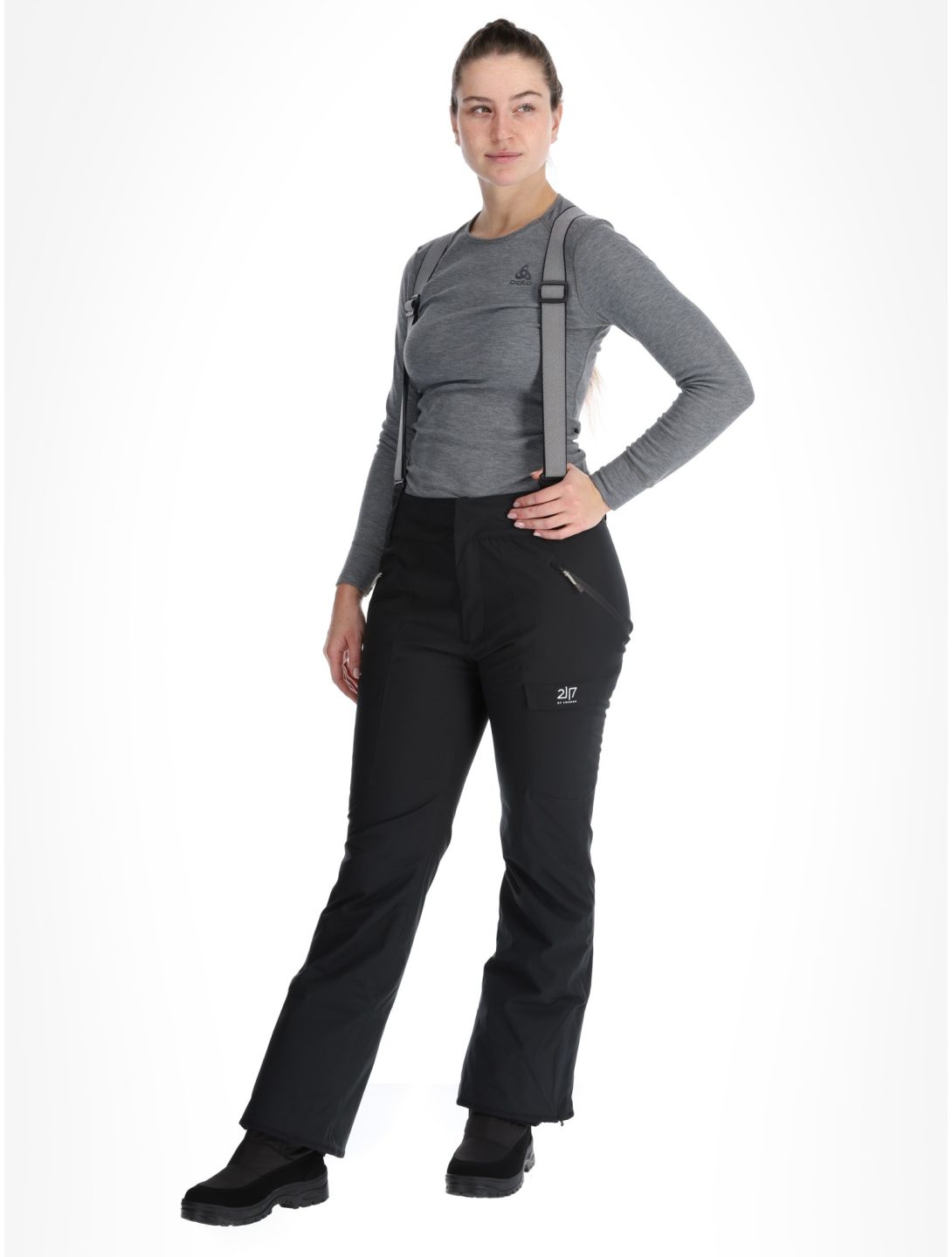 2117 of Sweden, Edum ski pants women Black black 