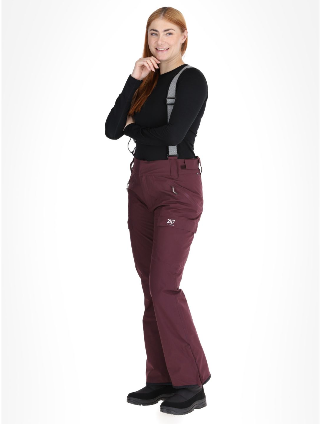 2117 of Sweden, Edum ski pants women Dk-Plum purple 