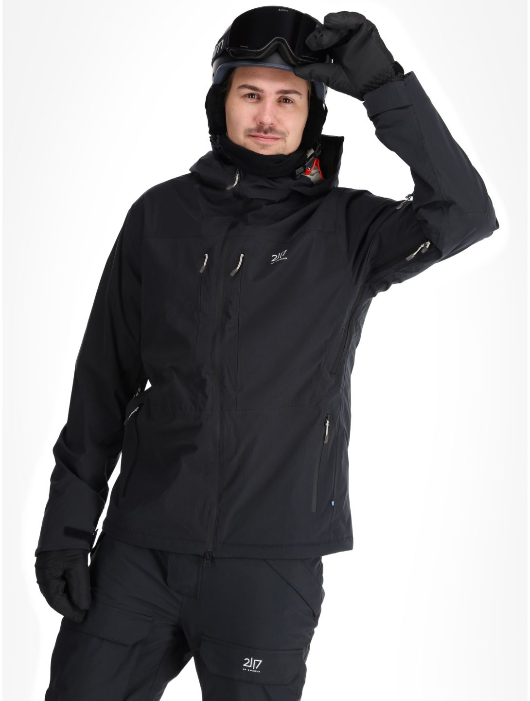 2117 of Sweden, Nausta ski jacket men Black black 