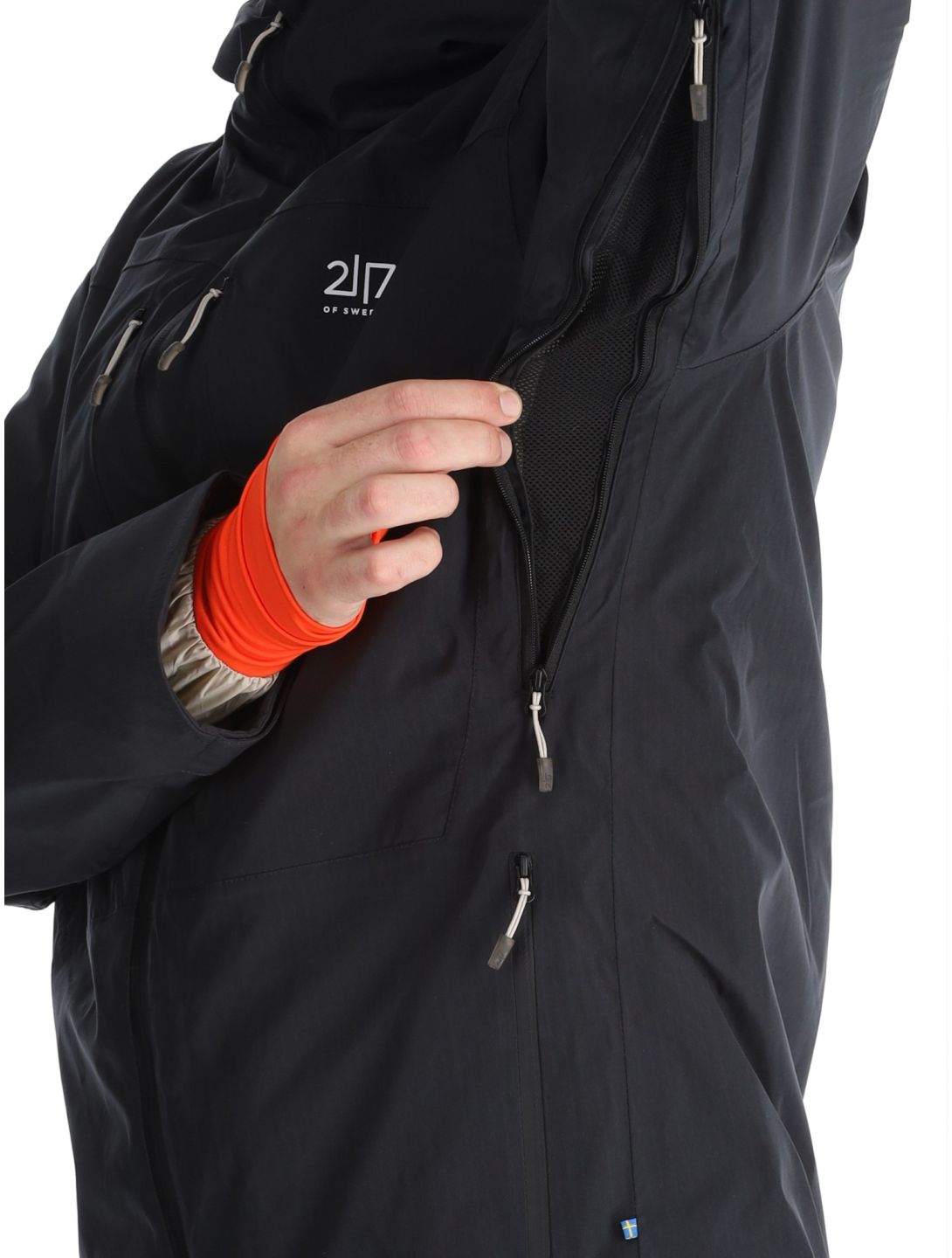 2117 of Sweden, Nausta ski jacket men Black black 