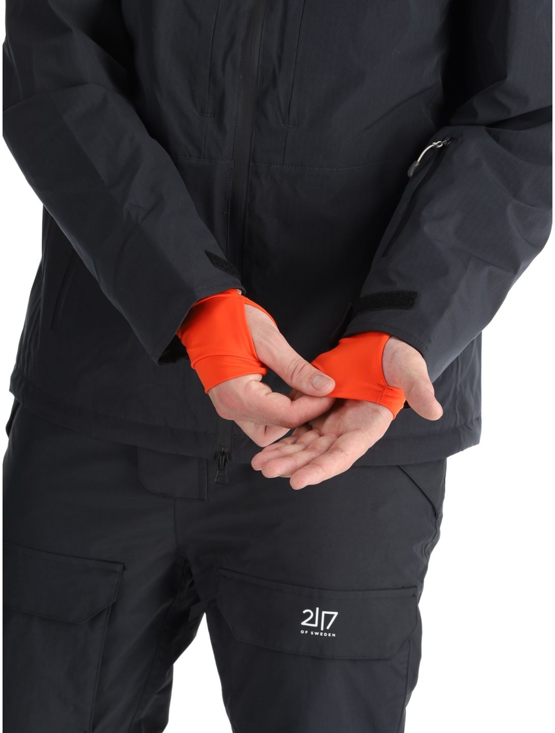 2117 of Sweden, Nausta ski jacket men Black black 