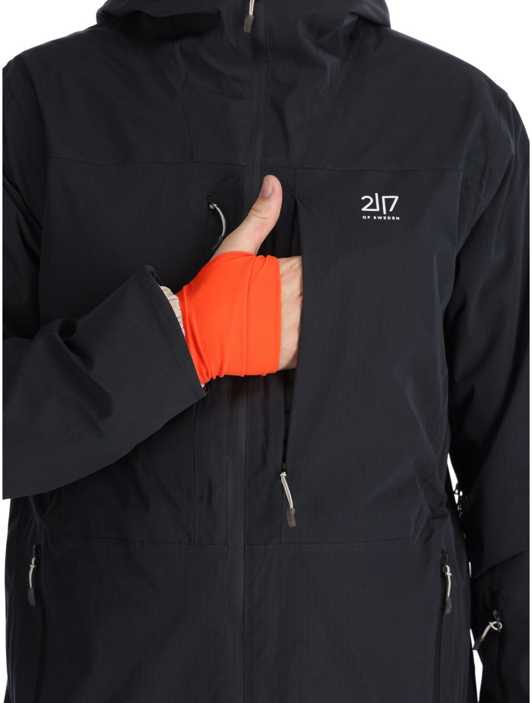 2117 of Sweden, Nausta ski jacket men Black black 