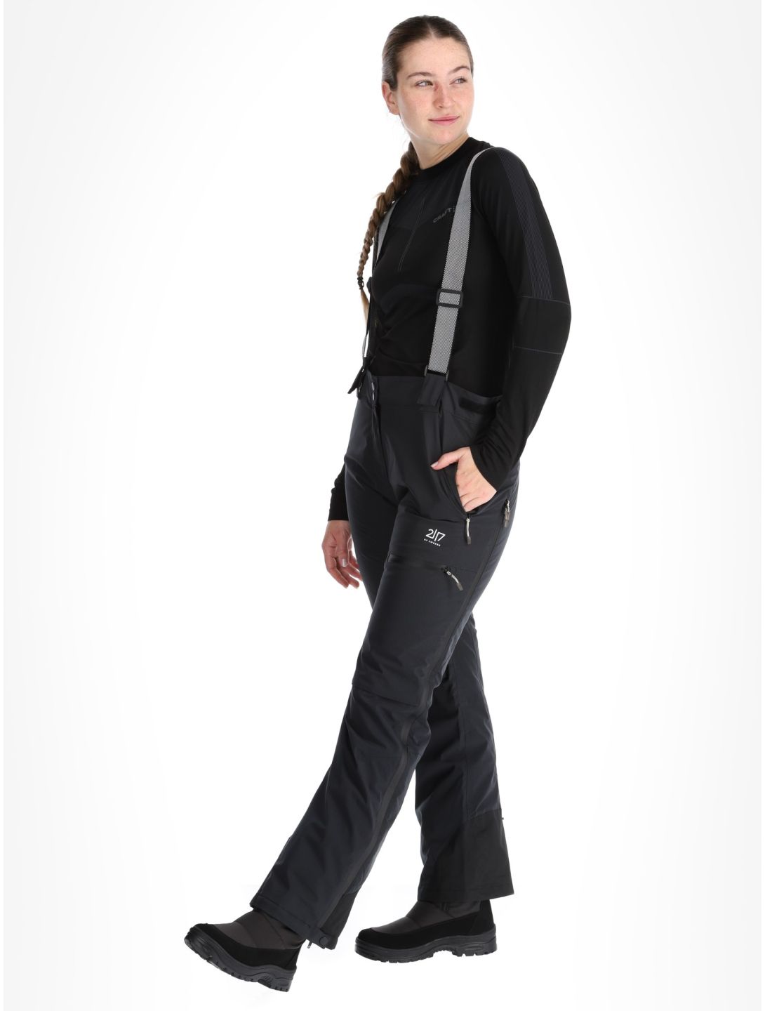 2117 of Sweden, Nausta ski pants women Black black 